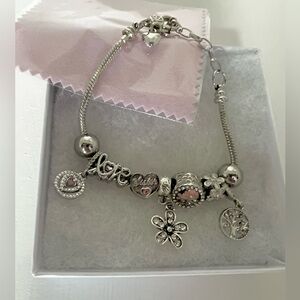 Sister Charm Bracelet Tree of Life Heart Gift